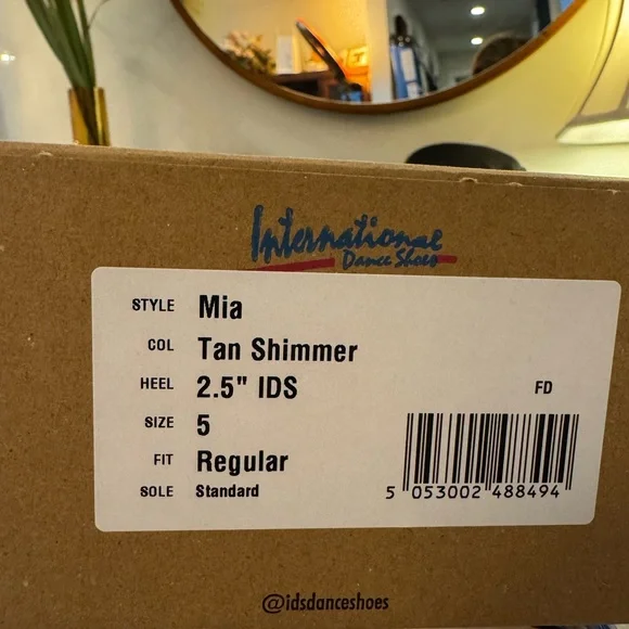 International dance shoes style Mia size 5 (about a 7 1/2 US) - Picture 7 of 7